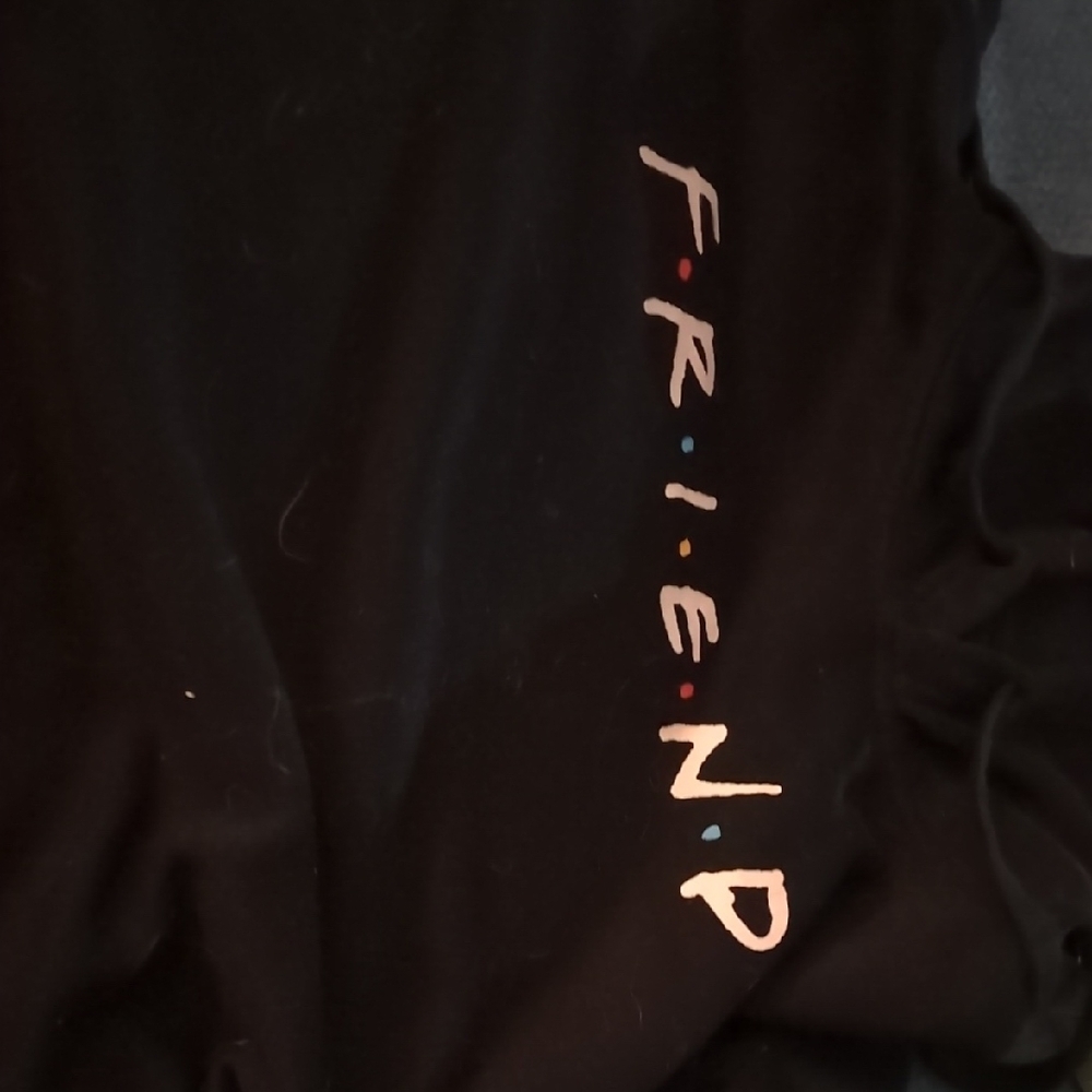 FRIENDS Black Graphic Tee